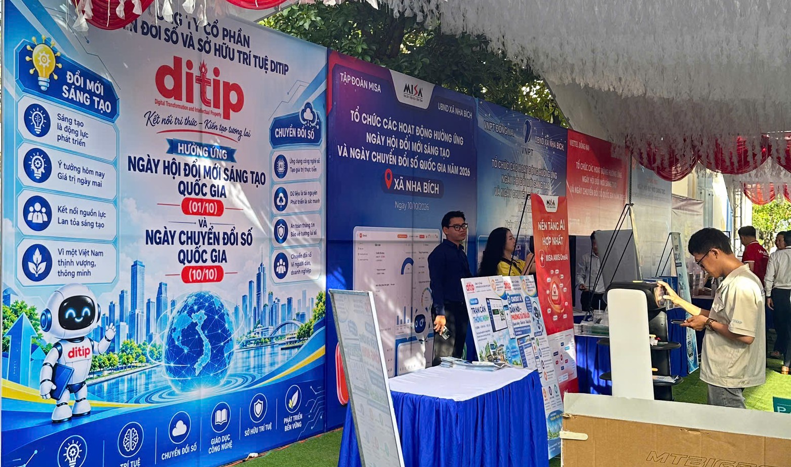 DITIP ĐỒNG HÀNH CÙNG XÃ NHA BÍCH HƯỞNG ỨNG NGÀY CHUYỂN ĐỔI SỐ QUỐC GIA NĂM 2026