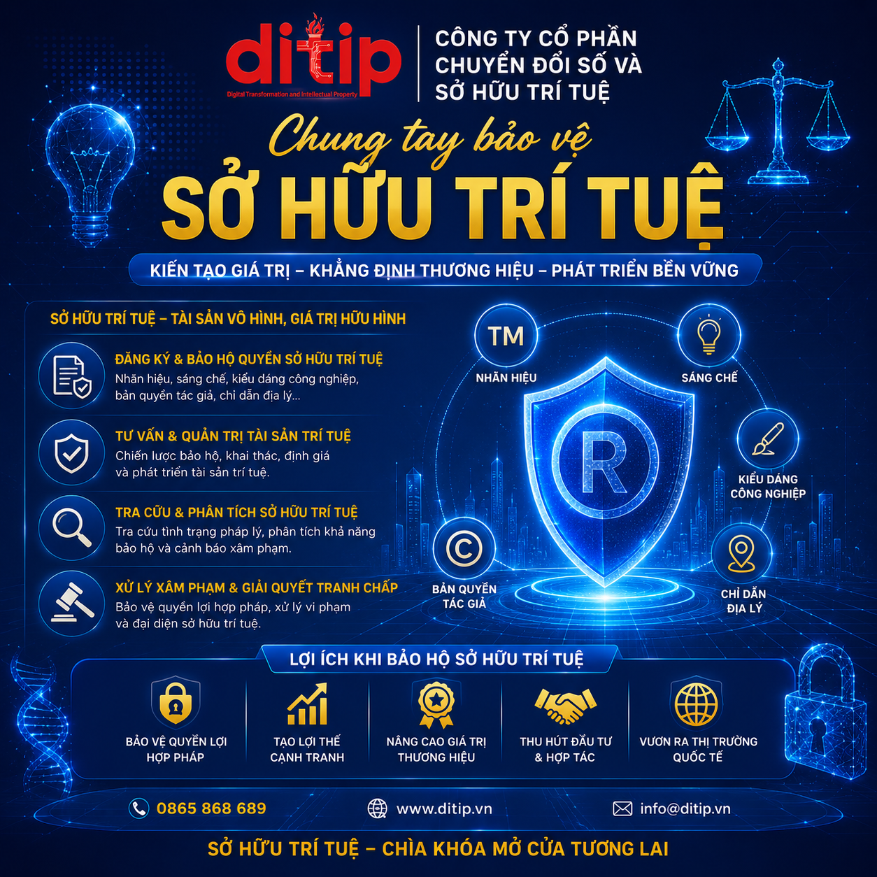 UBND phường Đồng Xoài phối hợp với Công ty Cổ phần DITIP tổ chức chương trình hội nghị tư vấn, hỗ trợ về sở hữu trí tuệ